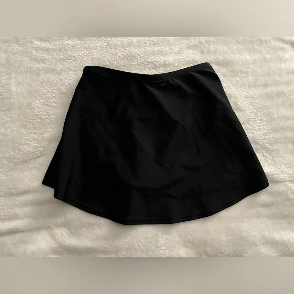 Black dance skirt for girls 8-10 size